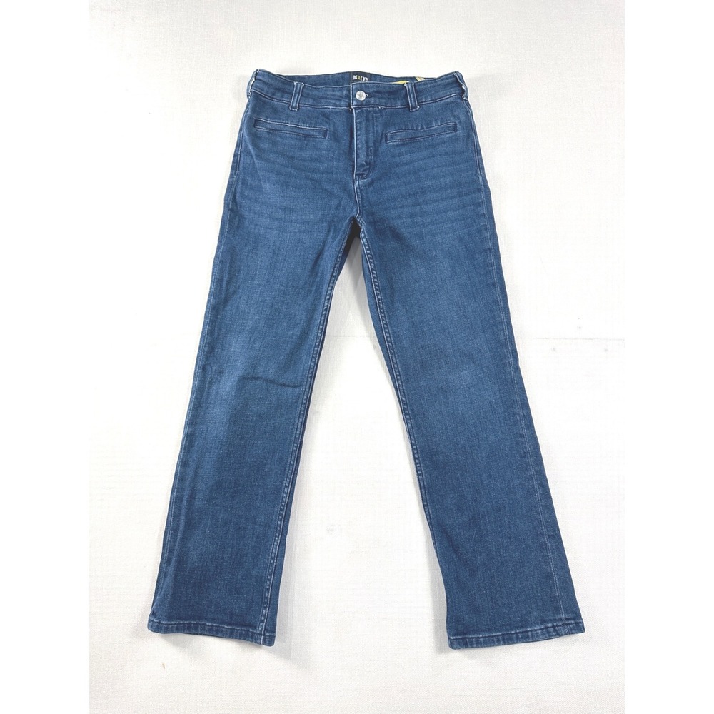 Maeve Anthropologie High Rise Straight Leg Trouser Jeans blue Size 29‎